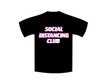 Social Distancing Club - Full T-Shirt in Pink