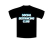 Social Distancing Club - Full T-Shirt in Blue