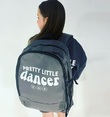 Pretty Little Dancer Large Back Pack - Dark Grey