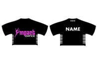 Impact Dace - Cropped T-Shirt with Slashed Sides
