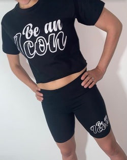 Be an Icon Cropped T-Shirt