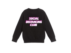Social Distancing Club - Sweater in Pink