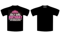 Lockdown Birthday Full T-Shirt - JULY GIRLS