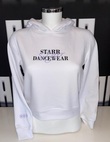 Signature Starr - White Cropped Hoodie - Kids