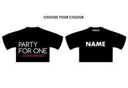 Party for one - Cropped T-Shirt