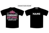 Feb Birthday Lockdown - Full T-Shirt