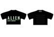 Alien - Slashed Back Cropped T-Shirt