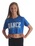 Adults Dance Forever Cropped Tee - Blue