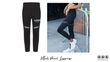 LJSOD - Pro Mesh Panel Leggings - Blue Print