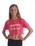 Adults Shine Bright Cropped Tee - Pink
