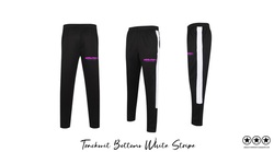 Inspiration L - Tracksuit Bottoms White Stripe