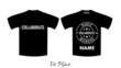 Collaborate - Black Full T-Shirt