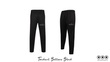 Infinity Dance Company - Black Tracksuit Bottoms