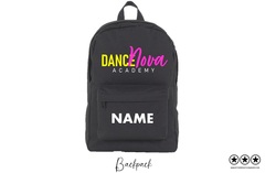 Dance Nova - Pink Logo - Backpack