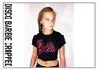 Disco Barbie - Black - Cropped T-Shirt