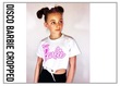 Disco Barbie - White - Cropped T-Shirt