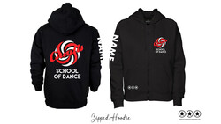 Candis School of Dance - Zipped Hoodie