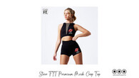 Candis School of Dance - FIT Premium - Mesh Crop Top