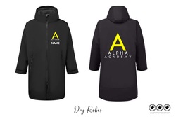Alpha Academy - Dry Robe - Black