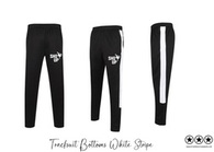 Show Up IDO UK - Tracksuit Bottoms White Stripe