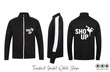 Show Up IDO UK - Tracksuit Jacket White Stripe