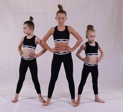 Crop Tops T-Shirts : Kids - Starr FIT Leggings and Crop top combo
