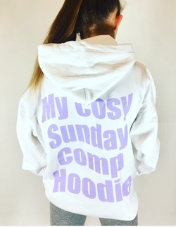 Sunday Cosy Starr Dancewear Hoodie - White