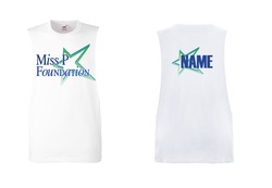 Miss P Foundation - Sleeveless T-Shirt WHITE