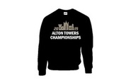 Alton Towers - Black Sweater with Personalised option